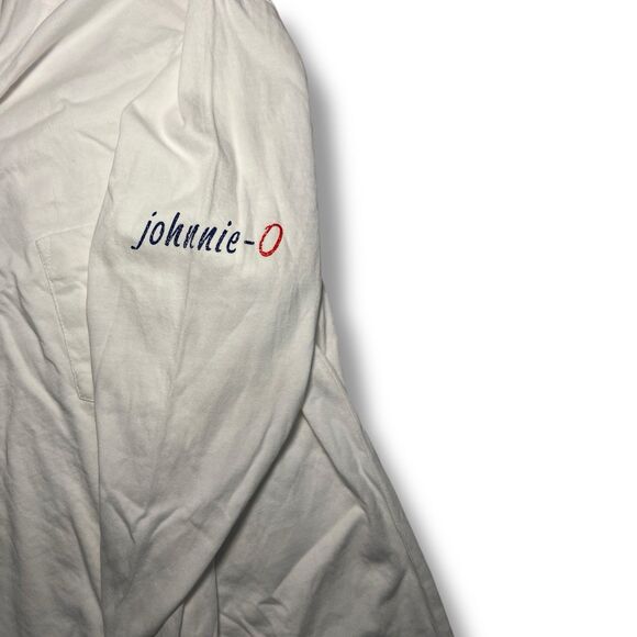 2022 MLB All Star Game Johnnie-O White Long Sleeve Shirt Hooded Men’s Size S - Picture 3 of 7